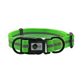 Night Reflective Pet Dog Harness (Option: Green-S)