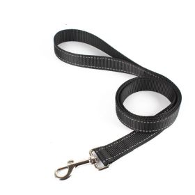 Pet Traction Rope, Dog Chain Rope, Pet Supplies (Option: 1.2m regular black)