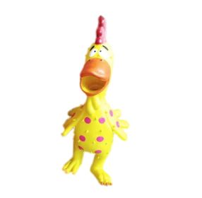 Pet Dog Toys Screaming Chicken Squeeze Sound Toy - Bite Resistant Dog Chew Toy (Color: yellow)