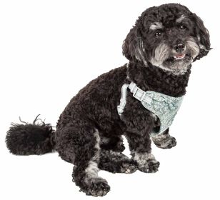 Pet Life 'Fidomite' Mesh Reversible And Breathable Adjustable Dog Harness W/ Designer Bowtie (size: X-Small)