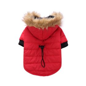 Popular Pet Clothes Winter Clothing Coat (Option: DZ172 Red-S)